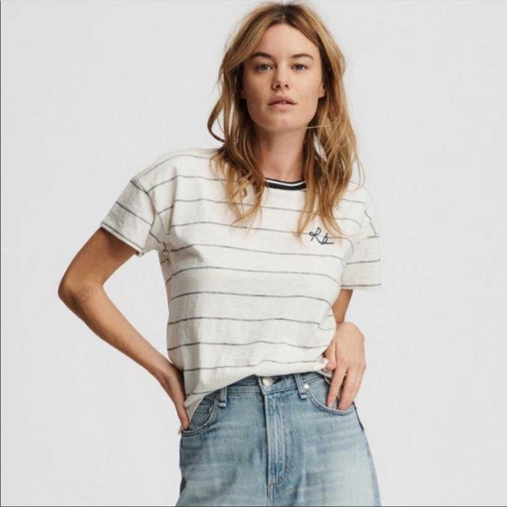 rag & bone julien striped tee
